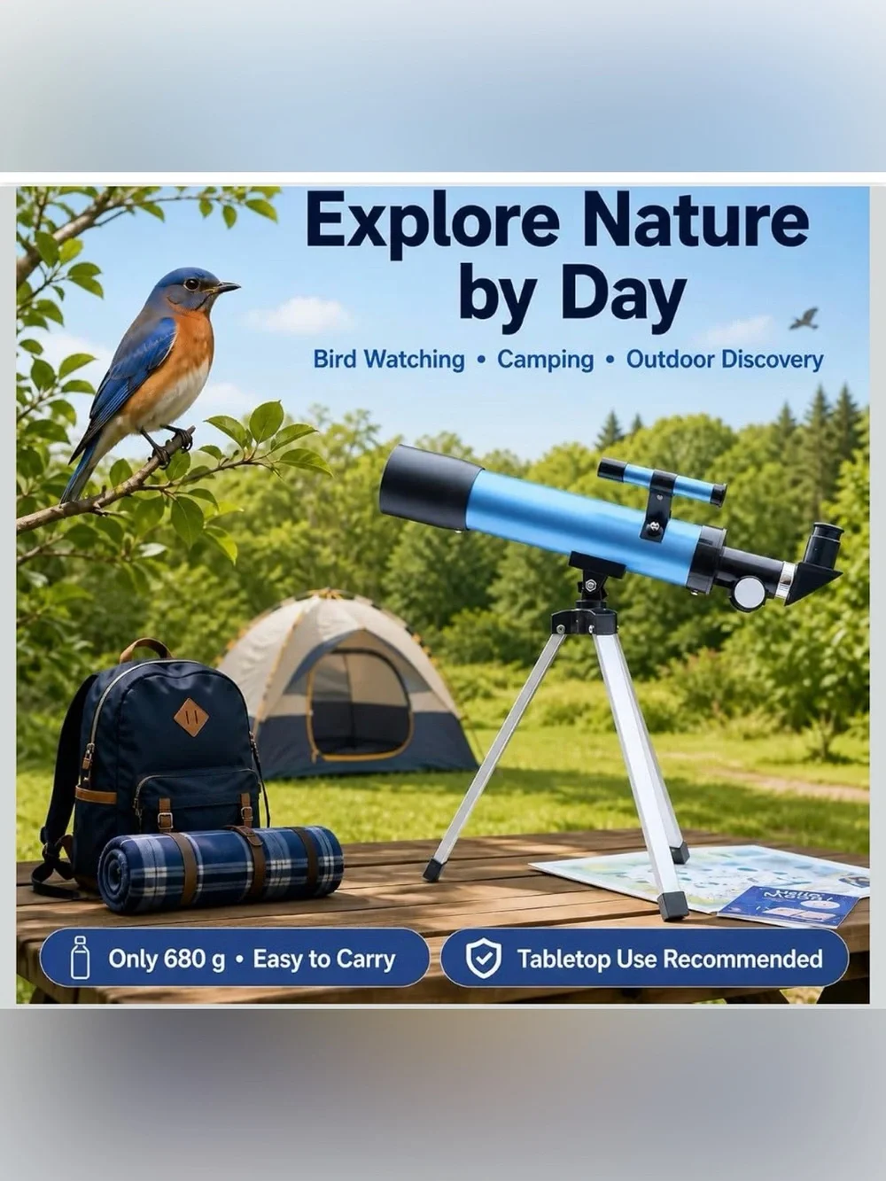Luzsco Kids Telescope with Accessories